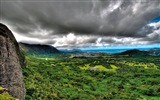 Nubes Montañas de agua naturales de belleza fondos de pantalla paisaje HD #13