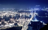 홍콩의 도시 풍경 아름다운 HD 배경 화면 #3