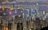 Hongkongs Stadtlandschaft schönen HD Wallpaper #18