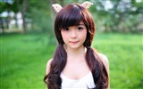 清纯可爱年轻的亚洲女孩 高清壁纸合集(一)14