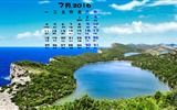 Julio 2016 fondo de pantalla de calendario (1) #2