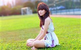 清纯可爱年轻的亚洲女孩 高清壁纸合集(三)16