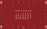 December 2016 Christmas theme calendar wallpaper (2) #12