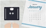 Januar 2017 Kalender Hintergrund (2) #17