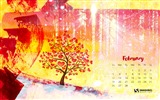 Februar 2017 Kalender Hintergrund (2)