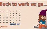 August 2017 Kalender Tapete #3