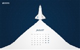 Fondo de escritorio del calendario de agosto de 2017 #13