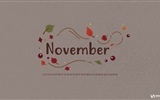 November 2017 calendar wallpaper #8