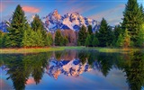 USA-großartige Teton Nationalparknatur-Landschaftstapeten HD #1